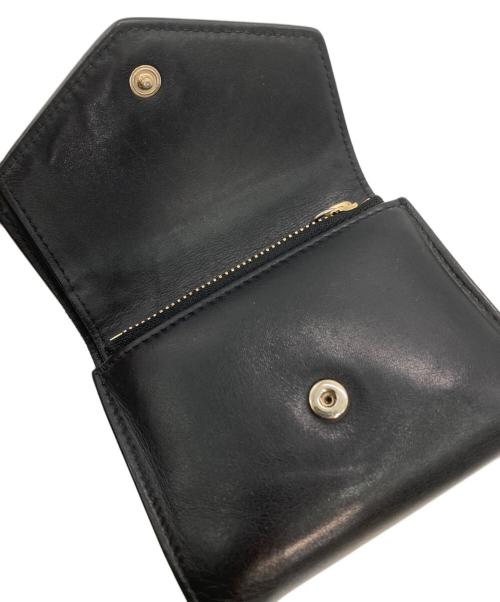 Maison Margiela（メゾンマルジェラ）Maison Margiela (メゾンマルジェラ) 4ステッチ レザー コンパクトウォレット ブラックの古着・服飾アイテム
