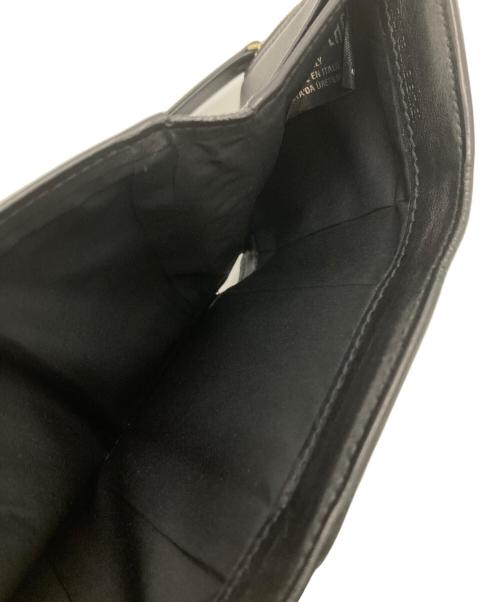 Maison Margiela（メゾンマルジェラ）Maison Margiela (メゾンマルジェラ) 4ステッチ レザー コンパクトウォレット ブラックの古着・服飾アイテム