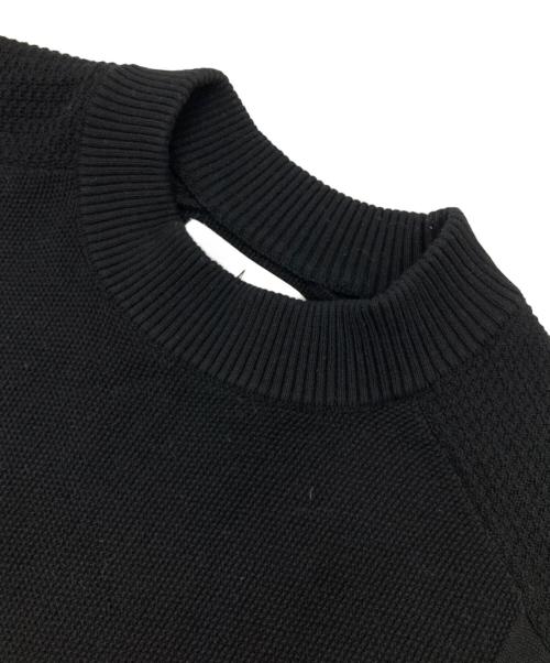 STONE ISLAND（ストーンアイランド）STONE ISLAND (ストーンアイランド) KNIT SWEATER ブラック サイズ:Sの古着・服飾アイテム