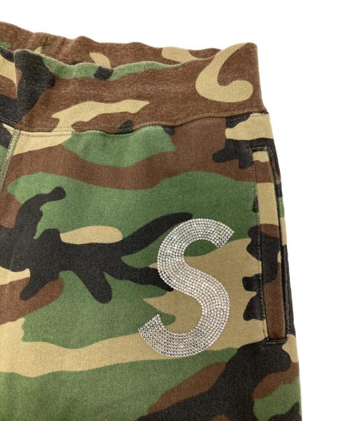 SUPREME（シュプリーム）SUPREME (シュプリーム) Swarovski S Logo Sweatpant グリーン サイズ:Sの古着・服飾アイテム