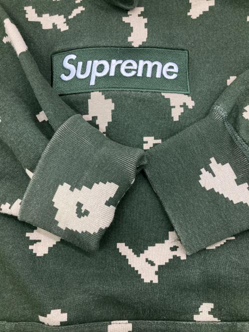 SUPREME（シュプリーム）SUPREME (シュプリーム) Box Logo Hooded Sweatshirt グリーン サイズ:Sの古着・服飾アイテム