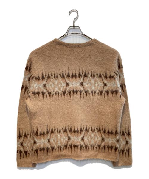 SUPREME（シュプリーム）SUPREME (シュプリーム) ABSTRACT STRIPE CARDIGAN ベージュ サイズ:Lの古着・服飾アイテム