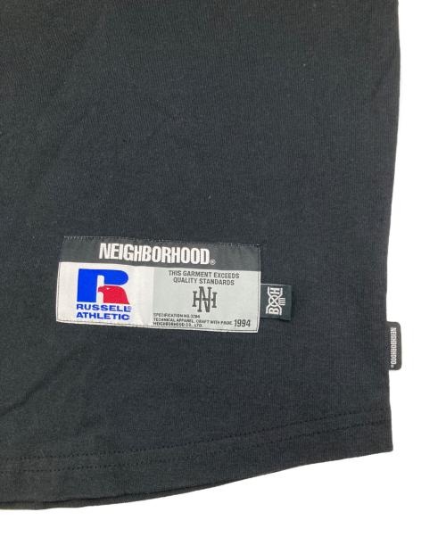 NEIGHBORHOOD（ネイバーフッド）NEIGHBORHOOD (ネイバーフッド) RUSSELL ATHLETIC (ラッセルアスレチック) BOUNTY HUNTER (バウンティハンター) CREWNECK SS ブラック サイズ:Lの古着・服飾アイテム