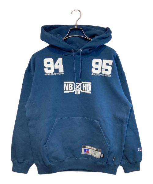NEIGHBORHOOD（ネイバーフッド）NEIGHBORHOOD (ネイバーフッド) RUSSELL ATHLETIC (ラッセルアスレチック) BOUNTY HUNTER (バウンティハンター) SWEAT HOODIE LS ネイビー サイズ:Mの古着・服飾アイテム