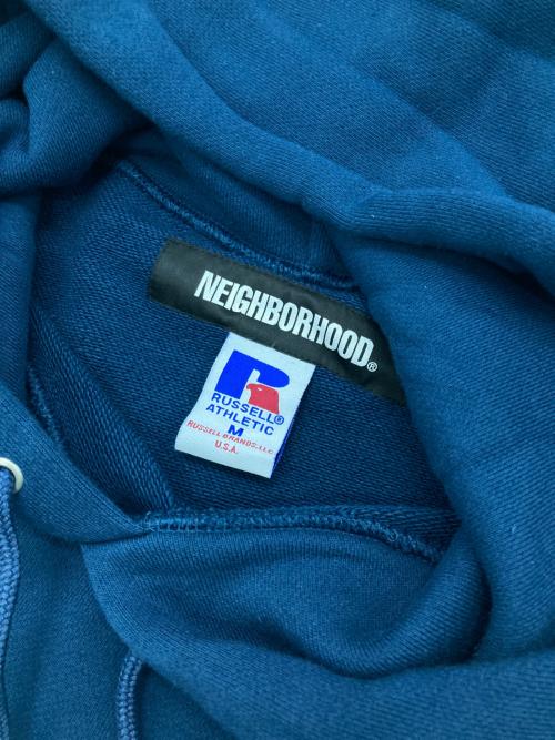 NEIGHBORHOOD（ネイバーフッド）NEIGHBORHOOD (ネイバーフッド) RUSSELL ATHLETIC (ラッセルアスレチック) BOUNTY HUNTER (バウンティハンター) SWEAT HOODIE LS ネイビー サイズ:Mの古着・服飾アイテム