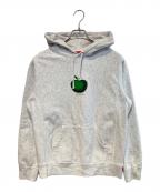 SUPREMEシュプリーム）の古着「Apple Hooded Sweatshirt」｜グレー