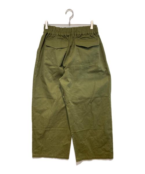 B.BALLSY（ボールジーブラザーズ）B.BALLSY (ボールジーブラザーズ) ミリタリールーズセットアップ カーキ サイズ:Lの古着・服飾アイテム