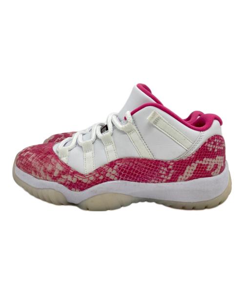 NIKE（ナイキ）NIKE (ナイキ) WMNS AIR JORDAN 11 RETRO LOW ホワイト×ピンク サイズ:US6.5の古着・服飾アイテム