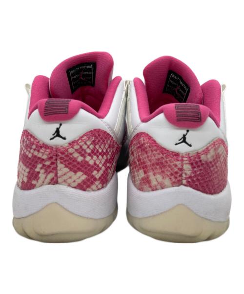 NIKE（ナイキ）NIKE (ナイキ) WMNS AIR JORDAN 11 RETRO LOW ホワイト×ピンク サイズ:US6.5の古着・服飾アイテム