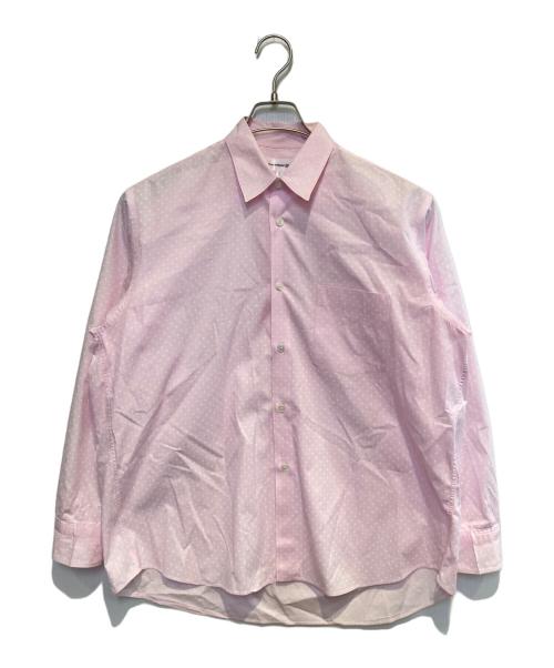 COMME des GARCONS SHIRT（コムデギャルソンシャツ）COMME des GARCONS SHIRT (コムデギャルソンシャツ) ドットドレスシャツ ピンク サイズ:Sの古着・服飾アイテム