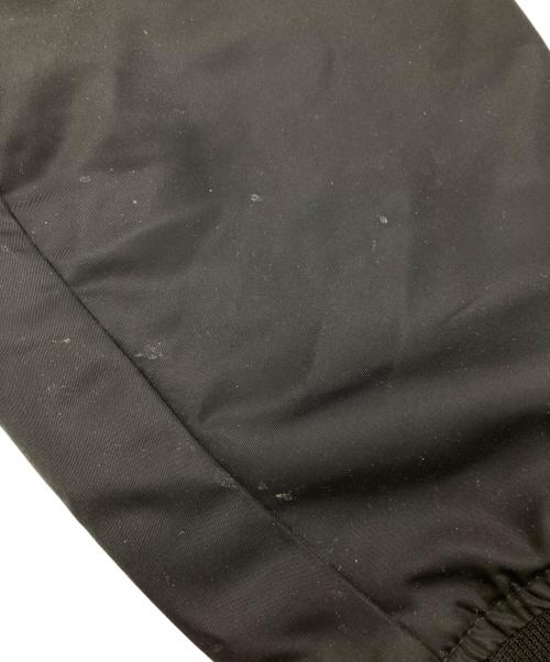 ARMANI EXCHANGE（アルマーニ エクスチェンジ）ARMANI EXCHANGE (アルマーニ エクスチェンジ) ロゴパッチ メッシュ×ナイロンボンバージャケット ブラック サイズ:Lの古着・服飾アイテム