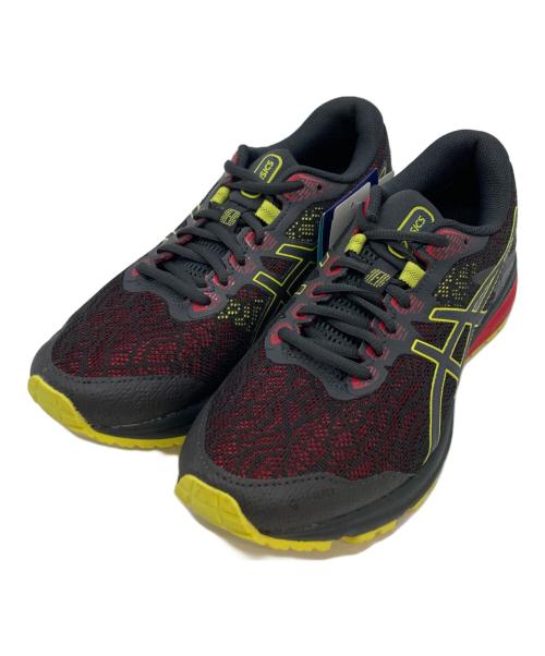 asics（アシックス）asics (アシックス) GT-1000 8 GTX ブラック×レッド サイズ:US6 1/2の古着・服飾アイテム
