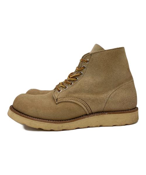 RED WING（レッドウィング）RED WING (レッドウィング) Irish Setter 6 Classic Round Toe ベージュ サイズ:7Eの古着・服飾アイテム