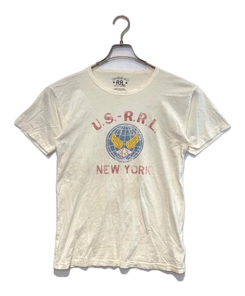 RRL（ダブルアールエル）RRL (ダブルアールエル) プリントTシャツ アイボリー サイズ:Sの古着・服飾アイテム
