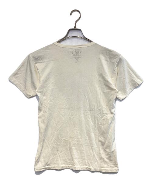 RRL（ダブルアールエル）RRL (ダブルアールエル) プリントTシャツ アイボリー サイズ:Sの古着・服飾アイテム