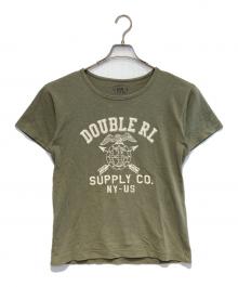 RRL（ダブルアールエル）の古着「プリントTシャツ」｜カーキ
