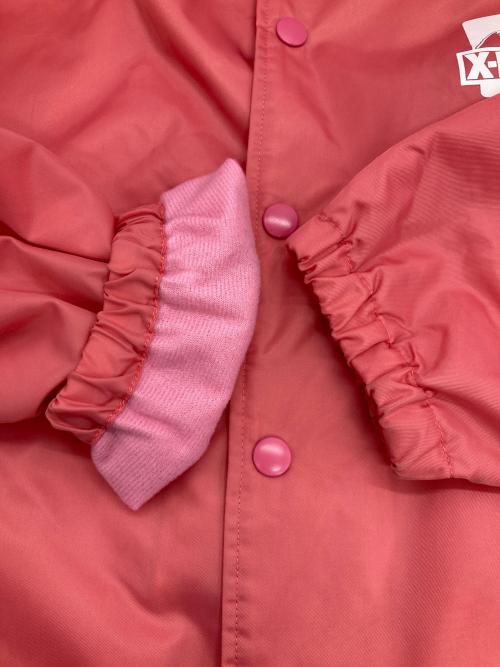 X-LARGE（エクストララージ）X-LARGE (エクストララージ) コーチジャケット ピンク サイズ:Mの古着・服飾アイテム