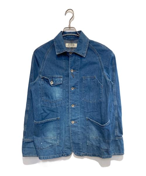 F.O.B FACTORY（エフオービー ファクトリー）F.O.B FACTORY (エフオービー ファクトリー) デニムカバーオール インディゴ サイズ:Sの古着・服飾アイテム