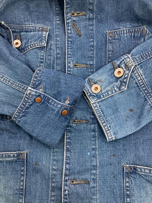 F.O.B FACTORY（エフオービー ファクトリー）F.O.B FACTORY (エフオービー ファクトリー) デニムカバーオール インディゴ サイズ:Sの古着・服飾アイテム