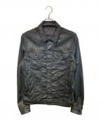 DIESELディーゼル）の古着「ELSHARコーディングトラッカージャケット」｜ブラック