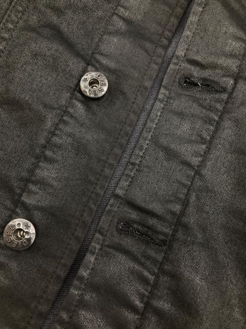 DIESEL（ディーゼル）DIESEL (ディーゼル) ELSHARコーディングトラッカージャケット ブラック サイズ:Mの古着・服飾アイテム