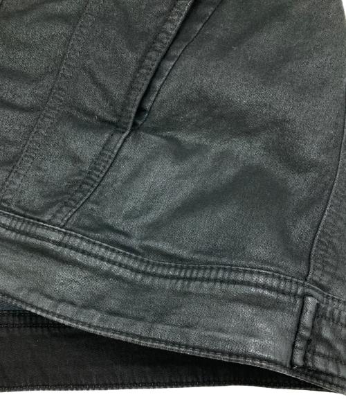 DIESEL（ディーゼル）DIESEL (ディーゼル) ELSHARコーディングトラッカージャケット ブラック サイズ:Mの古着・服飾アイテム