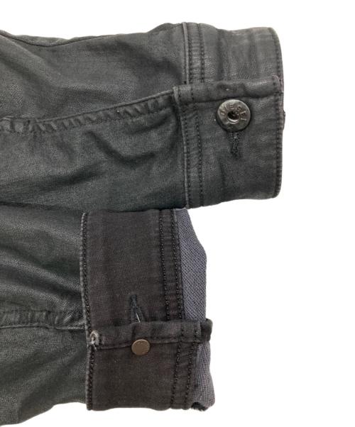 DIESEL（ディーゼル）DIESEL (ディーゼル) ELSHARコーディングトラッカージャケット ブラック サイズ:Mの古着・服飾アイテム