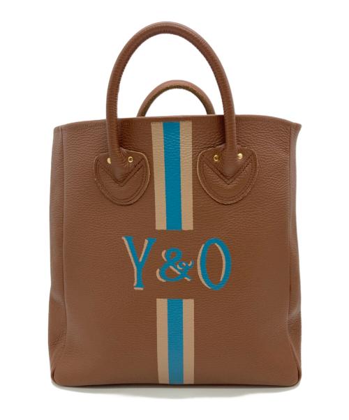 YOUNG & OLSEN The DRYGOODS STORE（ヤングアンドオルセン ザ ドライグッズストア）YOUNG & OLSEN The DRYGOODS STORE (ヤングアンドオルセン ザ ドライグッズストア) EL PRINTED TOTE M ブラウンの古着・服飾アイテム