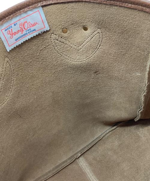 YOUNG & OLSEN The DRYGOODS STORE（ヤングアンドオルセン ザ ドライグッズストア）YOUNG & OLSEN The DRYGOODS STORE (ヤングアンドオルセン ザ ドライグッズストア) EL PRINTED TOTE M ブラウンの古着・服飾アイテム