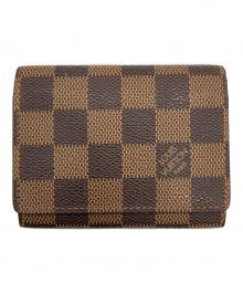 LOUIS VUITTON（ルイ ヴィトン）の古着「アンヴェロップ・カルト・ドゥ・ヴィジット」｜ブラウン