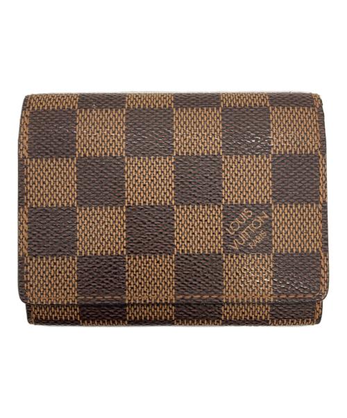 LOUIS VUITTON（ルイ ヴィトン）LOUIS VUITTON (ルイ ヴィトン) アンヴェロップ・カルト・ドゥ・ヴィジット ブラウンの古着・服飾アイテム