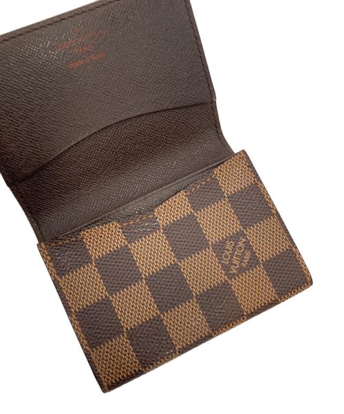 LOUIS VUITTON（ルイ ヴィトン）LOUIS VUITTON (ルイ ヴィトン) アンヴェロップ・カルト・ドゥ・ヴィジット ブラウンの古着・服飾アイテム