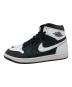 NIKE (ナイキ) AIR JORDAN 1 RETRO HIGH OG ブラック×ホワイト サイズ:US10：10000円