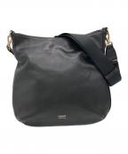 russetラシット）の古着「ソフトレザーショルダーバッグ」｜ブラック