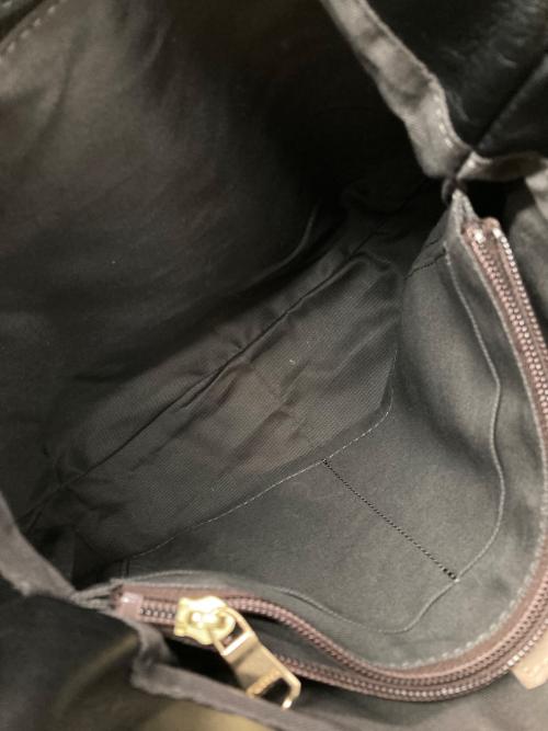 russet（ラシット）russet (ラシット) ソフトレザーショルダーバッグ ブラックの古着・服飾アイテム