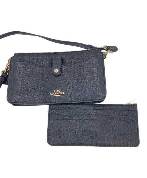 COACH（コーチ）COACH (コーチ) ショルダーバッグ ネイビーの古着・服飾アイテム