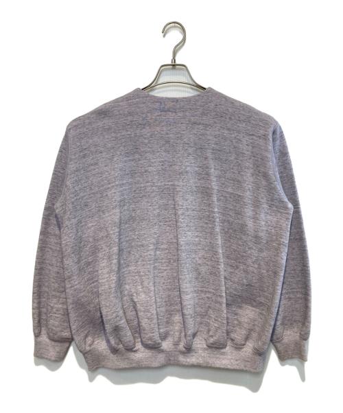 DRAWER（ドゥロワー）DRAWER (ドゥロワー) コットンカシミヤスウェットカーディガン パープル サイズ:2の古着・服飾アイテム