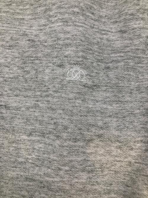 DRAWER（ドゥロワー）DRAWER (ドゥロワー) コットンカシミヤスウェットカーディガン パープル サイズ:2の古着・服飾アイテム