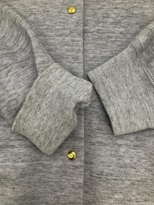 DRAWER（ドゥロワー）DRAWER (ドゥロワー) コットンカシミヤスウェットカーディガン パープル サイズ:2の古着・服飾アイテム