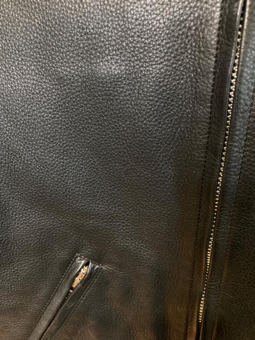 LITHIUM HOMME（リチウムオム・ファム）LITHIUM HOMME (リチウムオム・ファム) LEATHER SINGLE RIDERS JACKET ブラック サイズ:42の古着・服飾アイテム