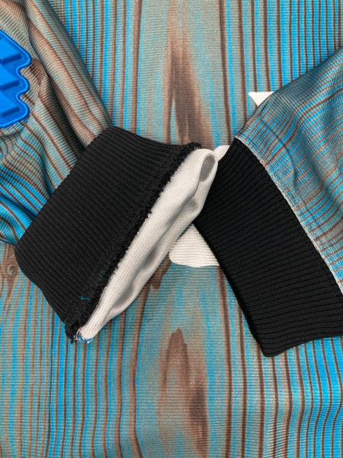 NIKE（ナイキ）NIKE (ナイキ) OFFWHITE (オフホワイト) AS NRG OFF-WHITE JERSEY ブルー×ホワイト サイズ:Lの古着・服飾アイテム