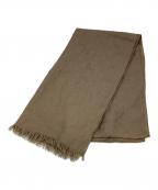 GUCCIグッチ）の古着「ウールシルクGGストール」｜ベージュ