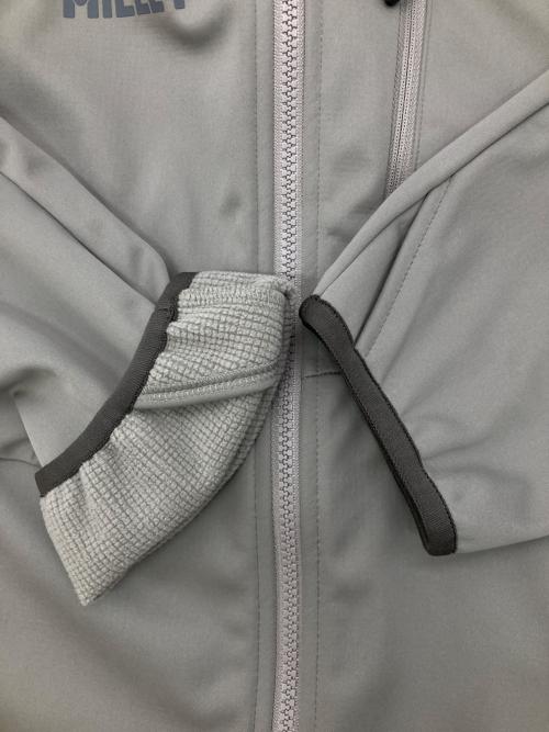 MILLET（ミレー）MILLET (ミレー) ウィンド シールド ストレッチ フーディ グレー サイズ:XLの古着・服飾アイテム