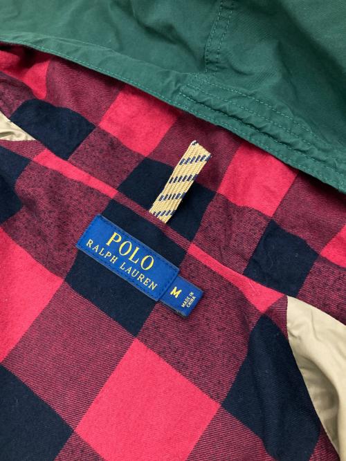 POLO RALPH LAUREN（ポロ・ラルフローレン）POLO RALPH LAUREN (ポロ・ラルフローレン) マウンテンパーカー グリーン サイズ:Mの古着・服飾アイテム