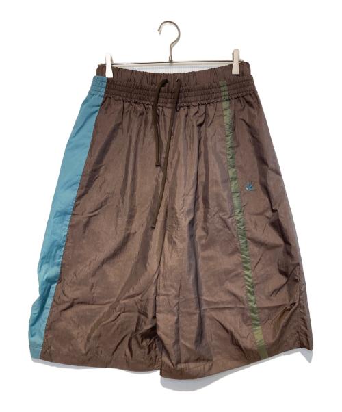 RHODOLIRION（ロドリリオン）RHODOLIRION (ロドリリオン) Three Quarters Track Pants ブラウン サイズ:1の古着・服飾アイテム