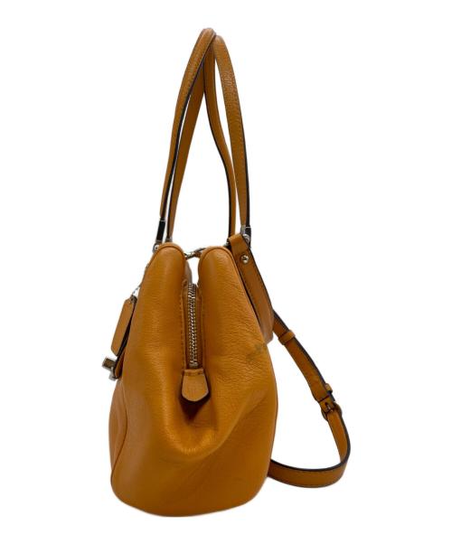 COACH（コーチ）COACH (コーチ) マディソン スモール マデリン ハンドバッグ イエローの古着・服飾アイテム