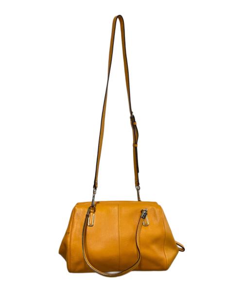 COACH（コーチ）COACH (コーチ) マディソン スモール マデリン ハンドバッグ イエローの古着・服飾アイテム