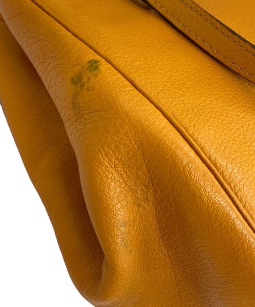 COACH（コーチ）COACH (コーチ) マディソン スモール マデリン ハンドバッグ イエローの古着・服飾アイテム