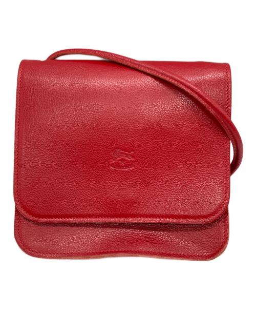 IL BISONTE（イル ビゾンテ）IL BISONTE (イル ビゾンテ) クロスボディバッグ レッドの古着・服飾アイテム