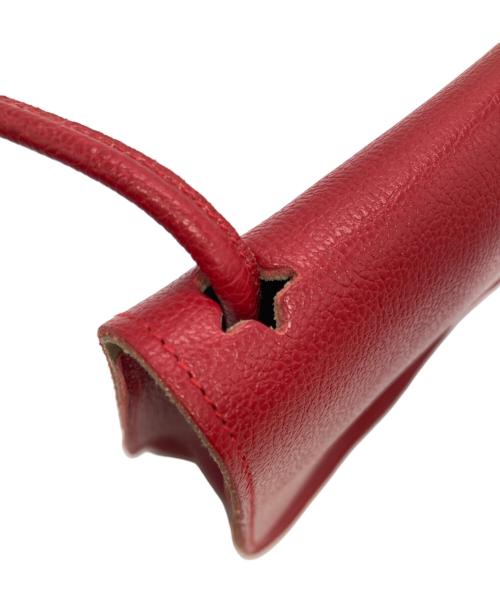 IL BISONTE（イル ビゾンテ）IL BISONTE (イル ビゾンテ) クロスボディバッグ レッドの古着・服飾アイテム